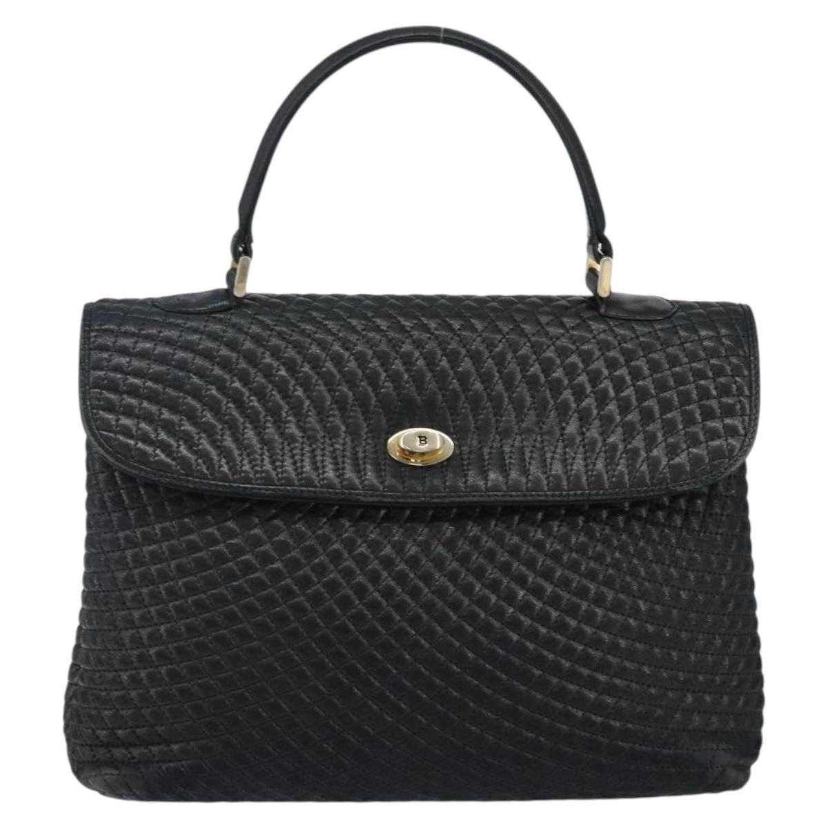 Bally Vintage Handbag Quilted Leather - image 1