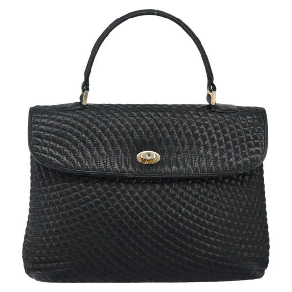 Bally Vintage Handbag Quilted Leather - image 1
