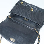 Bally Vintage Chain Shoulder Bag Quilted Leather - image 17