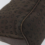 Bvlgari Logomania Shoulder Bag Canvas with Leather - image 12