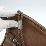 Gucci Braided Strap Zip Messenger Leather Medium - image 18