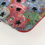 Christian Louboutin Loubiclutch Spiked Printed Leather - image 11