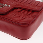 Prada Gaufre Chain Flap Shoulder Bag Nappa Leather Small - image 9
