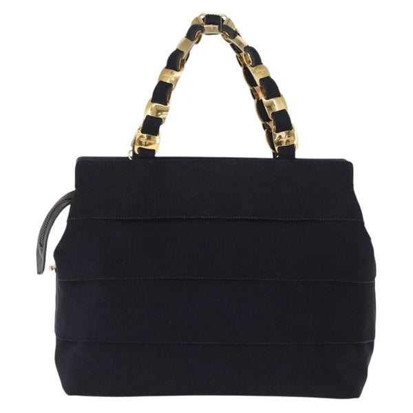 Salvatore Ferragamo Vala Handbag Canvas