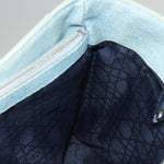 Christian Dior Vintage Lady Dior Bag Cannage Quilt Denim Large - image 18