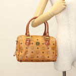 MCM Visetos Handbag Canvas and Leather - image 14
