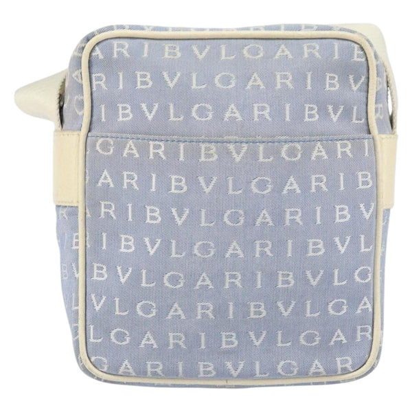 Bvlgari Logomania Shoulder Bag Canvas with Leather - image 1