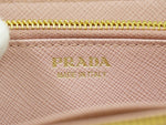 Prada Bow Zip Around Wallet Saffiano Leather Long - image 4