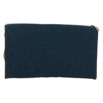 Christian Dior Vintage Chain Flap Shoulder Bag Diorissimo Canvas Medium - image 2