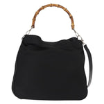 Gucci Vintage Bamboo Handle Bag Nylon - image 18