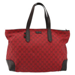 Gucci Original Zip Tote GG Canvas with Leather Large - image 1
