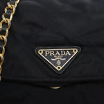 Prada Chain Shoulder Bag Tessuto Medium - image 20