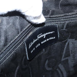 Salvatore Ferragamo Cut Out Shoulder Bag Canvas and Leather - image 6