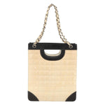 Chanel Chocolate Bar Shopping Tote Quilted Patent Large - image 2
