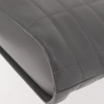 Chanel Vintage Chocolate Bar Metal Ring Tote Quilted Lambskin Medium - image 11