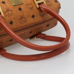 MCM Visetos Handbag Canvas and Leather - image 7