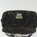 Salvatore Ferragamo Gancini handbag Leather - image 19