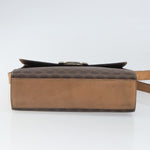 Celine Vintage Macadam Circle Logo Shoulder Bag Canvas and Leather - image 14