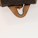 Celine Vintage Drawstring Flap Backpack Macadam Coated Canvas - image 7