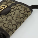 Celine C Sulky Shoulder bag Canvas and Leather - image 16
