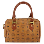 MCM Visetos Handbag Canvas and Leather - image 2