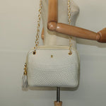 Bally Vintage Chain Shoulder Bag Quilted Leather - image 12