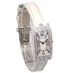 Harry Winston Avenue C Quartz Watch White Gold and Alligator with Diamond Bezel and Mother of Pearl 19 - image 1