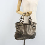 Salvatore Ferragamo Gancini handbag Leather - image 15