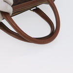 Celine Vintage Macadam Handbag Canvas and Leather - image 8