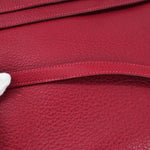 Hermes Kelly Handbag Red Clemence with Gold Hardware 35 - image 20