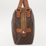 Celine Vintage Macadam Handbag Canvas and Leather - image 4