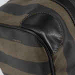 Fendi Vintage Pequin Boston Bag Coated Canvas Medium - image 11