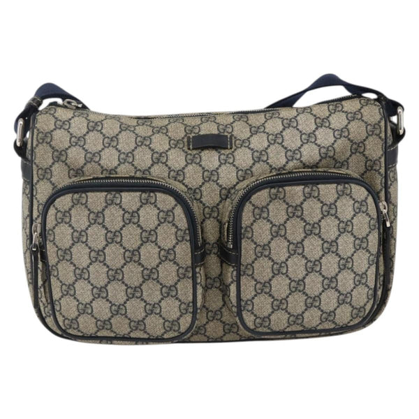 Gucci Double Pocket Messenger Bag GG Coated Canvas Large - image 1