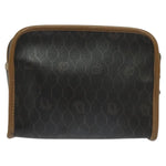 Christian Dior Vintage Honeycomb Zip Pouch Canvas and Leather - image 2