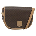 Celine Vintage Macadam Shoulder Bag Canvas and Leather - image 1