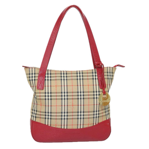 Burberry Nova Check Tote Canvas and Leather - image 1