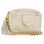 Chanel Vintage Front Pocket Camera Bag Quilted Lambskin Small - image 1