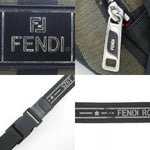 Fendi Front Pocket Waist Bag Pequin Canvas - image 5