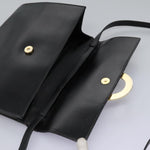 Celine Vintage Circle Logo Crossbody Bag Leather Small - image 18