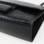 Salvatore Ferragamo Gancini handbag Leather - image 9