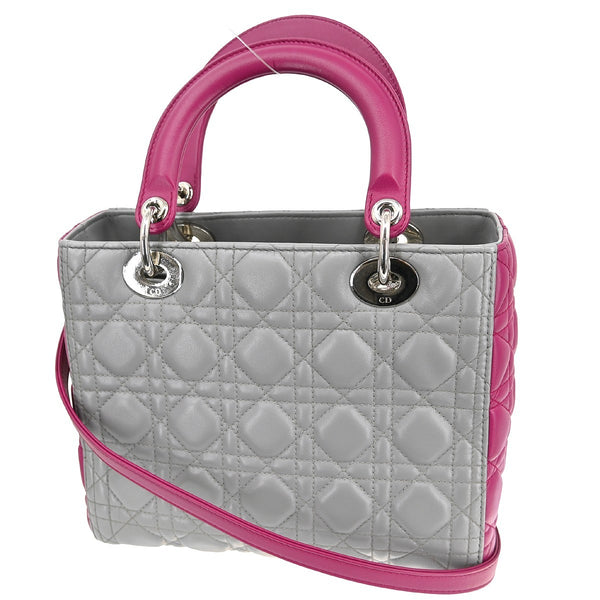 Christian Dior Lady Dior Bag Cannage Quilt Lambskin Medium