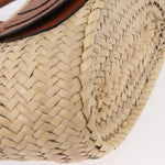 Chloe Marcie Basket Bag Raffia and Leather Mini - image 9