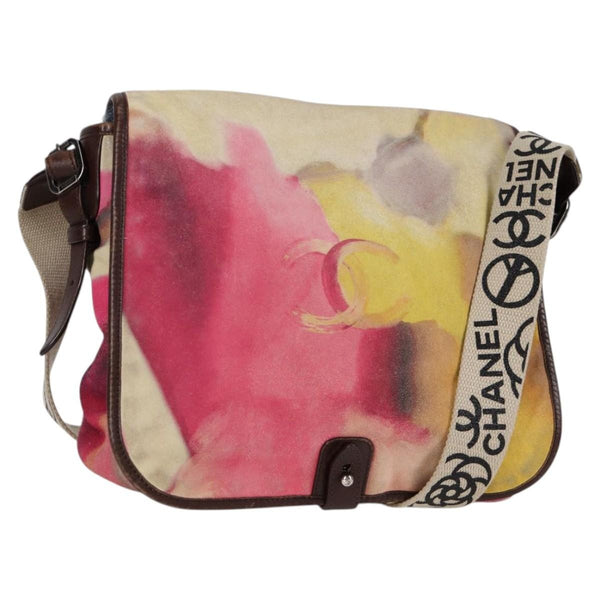 Chanel Flower Power Messenger Bag Multicolor Printed Nubuck - image 1