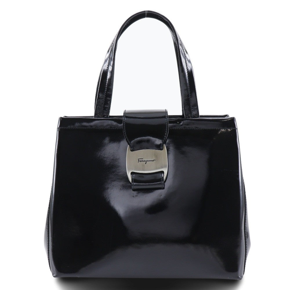 Salvatore Ferragamo Convertible Vara Bow Tote Patent Leather - image 1