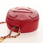 Chanel Vintage Oval CC Tassel Crossbody Bag Leather Mini - image 3