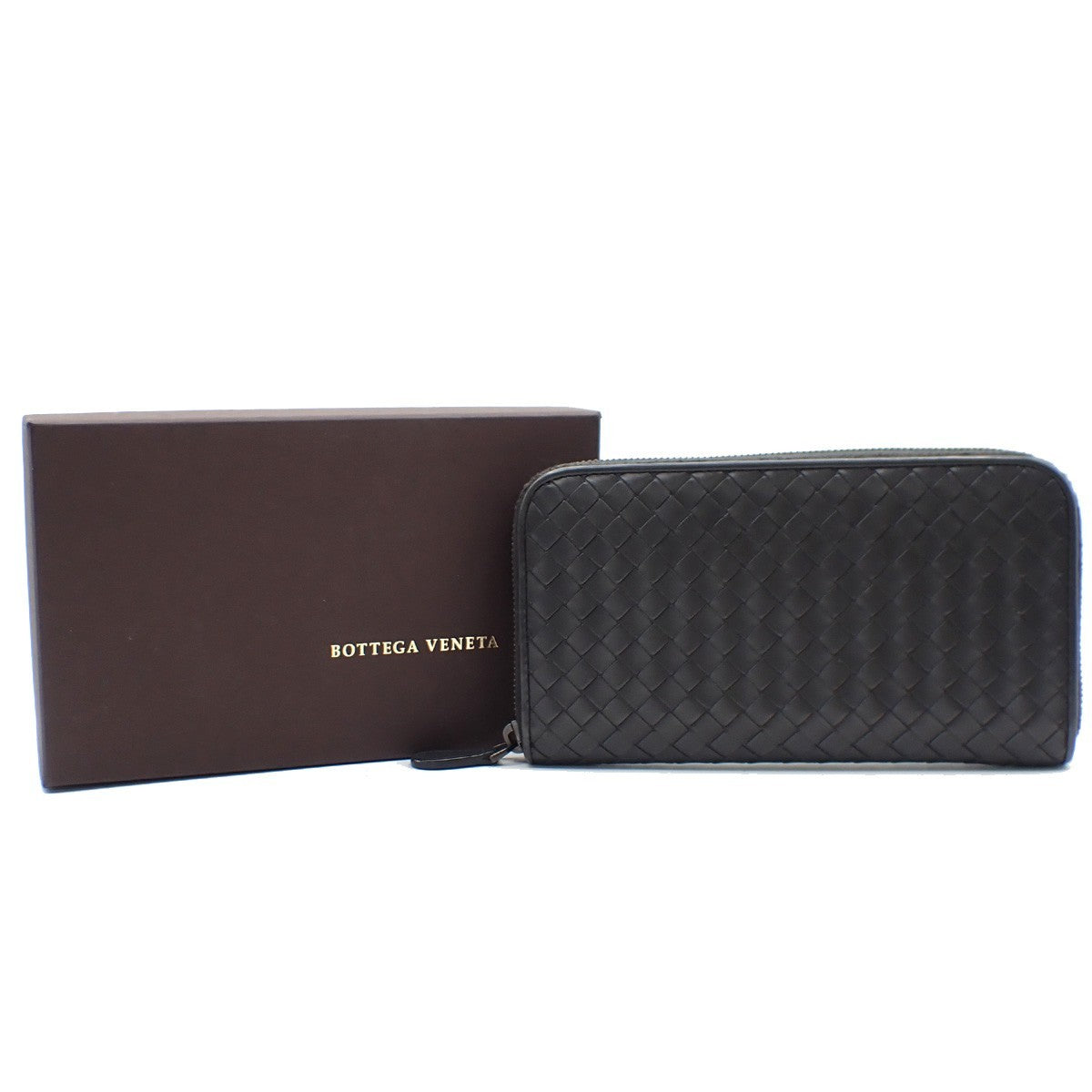 Bottega Veneta Intrecciato Long Zip  Wallet Leather - image 1