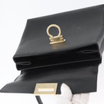 Salvatore Ferragamo Gancini handbag Leather - image 18