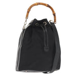 Gucci Vintage Bamboo Bucket Bag Nylon and Leather Small - image 1