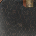 Christian Dior Vintage Honeycomb Boston bag Canvas and Leather - image 13