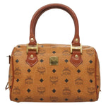 MCM Visetos Handbag Canvas and Leather - image 18